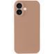 Силіконовий чохол Silk Full Camera Protective для Apple iPhone 16 (6.1") Desert Gold 777-09624 фото