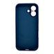 Силіконовий чохол з закритою камерою для iPhone 17 Navy Blue 666-04208 фото 3