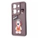 Чехол Pretty Things Case для Xiaomi Redmi Note 13 Pro 4G/Poco M6 Pro 4G Brown/Baby 777-01677 фото