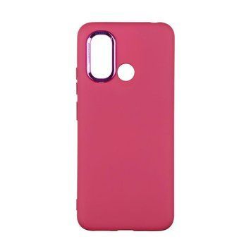 Чохол Silicone Cover Metal frame для Xiaomi Redmi 12C Maroon 208-03538 фото