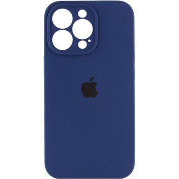 Силіконовий чохол з закритою камерою для iPhone 15 Pro Max Dark Blue 666-01128 фото