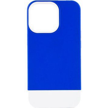 Чохол TPU+PC Bichromatic для Apple iPhone 13 Pro Max (6.7") Navy Blue / White 555-04007 фото