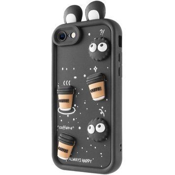 Чохол TPU Toys Case with Ears для Apple iPhone 7 / 8 / SE (2020) Black 208-05414 фото