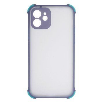 Силіконовий чохол TOTU Armor with Frame для iPhone 12 Сірий 208-01009 фото
