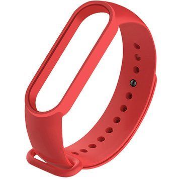 Силіконовий ремінець для Xiaomi Mi Band 3/4 Red 212-01183 фото