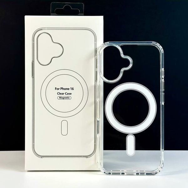 Прозорий чохол Epik Clear Case with MagSafe для iPhone 16 214-01394 фото