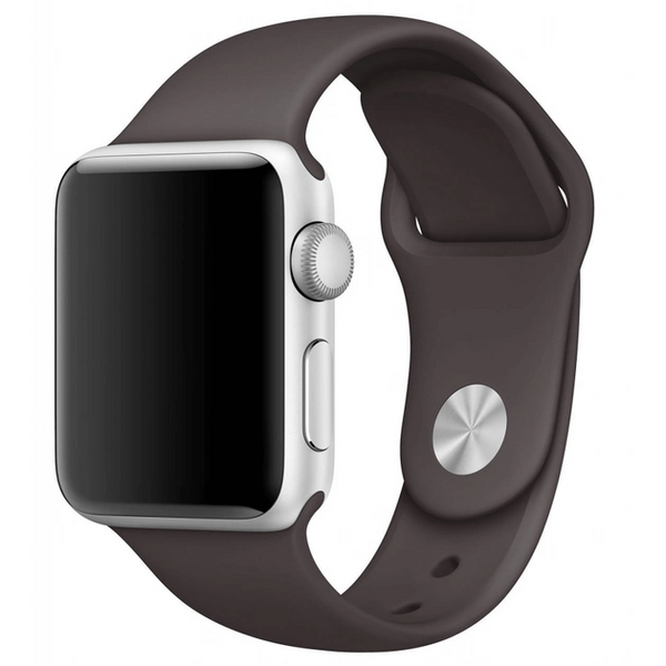 Силиконовый ремешок для Apple Watch 38/40/41 мм Coffee 212-00606 фото