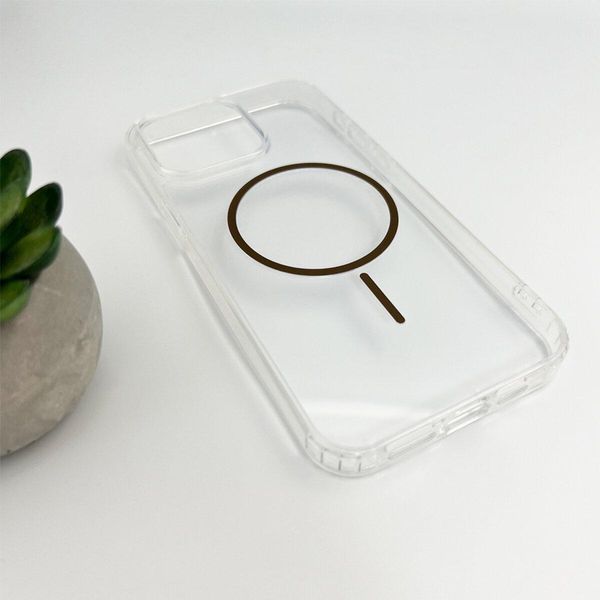 Чохол Acrylic Thin Magnetic для Apple iPhone 15 Pro Max Gold 666-03676 фото