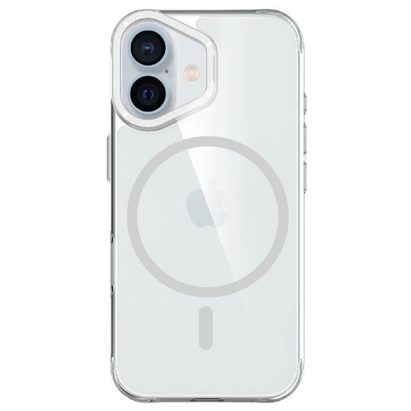 Чехол TPU Space Case Apex with MagSafe для Apple iPhone 16 (6.1") Silver 214-03339 фото