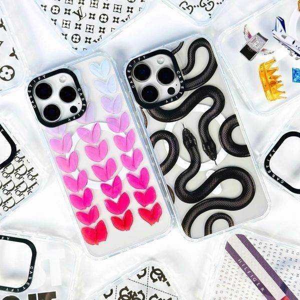 Чохол Transparent CaseTify Magnetic для iPhone 13 Heart 214-04160 фото