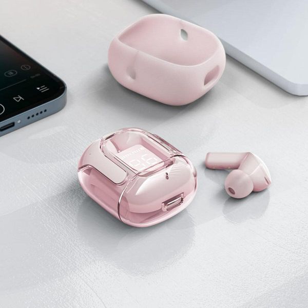 Навушники ACEFAST T6 True wireless stereo headset Pink Lotus 656-00836 фото