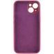 Силіконовий чохол Silk Full Camera Protective для Apple iPhone 14 (6.1") Plum 777-09775 фото 2