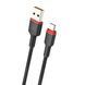 Кабель WUW-X203 USB Type-C 2,4A 1m black 6972573336203 фото 1