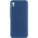 Чехол TPU GETMAN Liquid Silk Full Camera для Xiaomi Redmi 9A Синий / Navy Blue ILSO-00000075780-12 фото