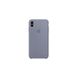 Силиконовый чехол для iPhone X/XS Lavender Gray 208-00113 фото