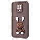 Чехол Pretty Things Case для Xiaomi Redmi Note 9S/Note 9 Pro Brown/Rabbit 777-01618 фото 1