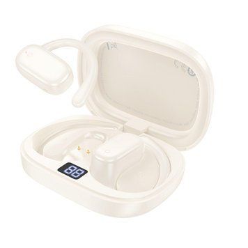 Бездротові навушники BOROFONE BW73 Lucky Open True Wireless BT headset Milky White 656-01603 фото