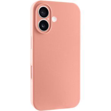 Силіконовий чохол Silk Full Camera Protective для Apple iPhone 16 (6.1") Peach 777-09626 фото