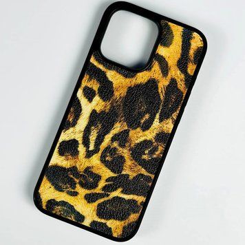 Шкіряна накладка Leopard Leather Magnetic для iPhone 11 Color №4 207-00185 фото