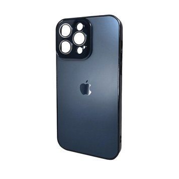 Чехол AG Glass Sapphire Frame MagSafe для iPhone 14 Pro Sea Blue 666-02811 фото