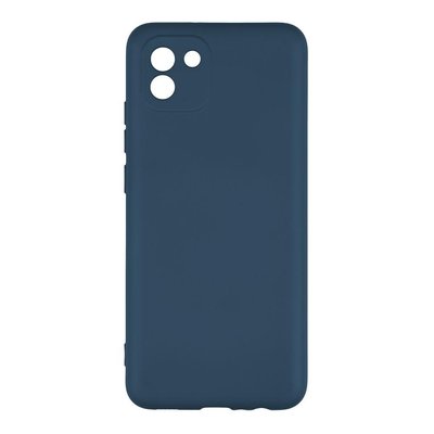 Чехол Full Case TPU+Silicone Touch для Samsung A03 4G синий 777-00816 фото