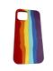 Силиконовый чехол Rainbow для iPhone 12 Pro Max Red/Grape 888-00094 фото