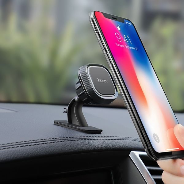 Автодержатель для телефона HOCO CA53 Intelligent dashboard in-car holder Black+Gray 6931474707536 фото