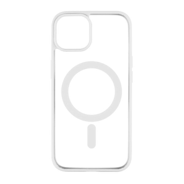 Силіконовий чохол Clear Color Case with MagSafe для iPhone 15 Pro Max Білий 214-00453 фото