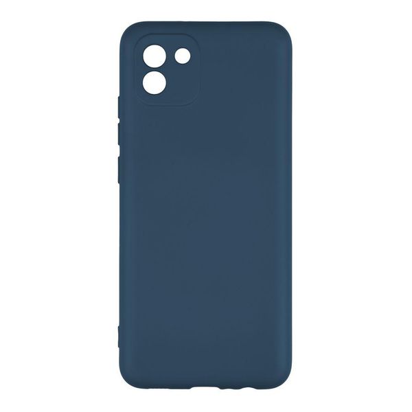 Чохол Full Case TPU+Silicone Touch для Samsung A03 4G синій 777-00816 фото