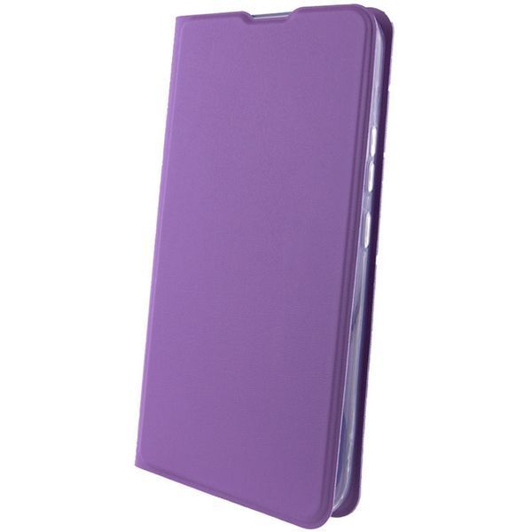 Шкіряний чохол-книжка GETMAN Elegant для Xiaomi Redmi 12 Бузковий 555-01527 фото