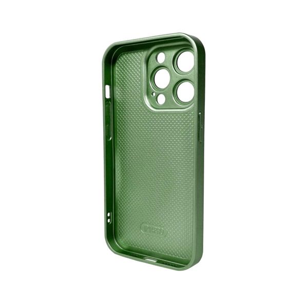 Чехол для смартфона AG Glass Matt Frame Color для iPhone 15 Pro Light Green 666-00646 фото