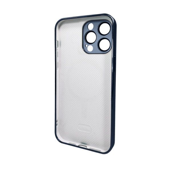 Чехол AG Glass Sapphire Frame MagSafe для iPhone 14 Pro Sea Blue 666-02811 фото