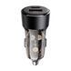 Автомобильное зарядное устройство ACEFAST B12 60W (USB-A+USB-C) dual-port car charger Black 6974316282914 фото 1