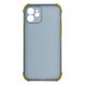 Силіконовий чохол TOTU Armor Dark with Frame для iPhone 12 Оливковий 208-00982 фото