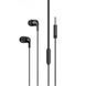Навушники BOROFONE BM83 Craft universal earphones with mic Black 656-03925 фото 1