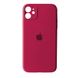 Силиконовый чехол с закрытой камерой для iPhone 12 Rose-Red 208-00788 фото