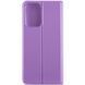 Шкіряний чохол-книжка GETMAN Elegant для Xiaomi Redmi 12 Бузковий 555-01527 фото 3