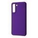 Чохол WAVE Full Silicone Cover для Samsung Galaxy S21 FE (G990B) Dark purple 656-07120 фото