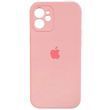 Силиконовый чехол с закрытой камерой для iPhone 12 Pink 208-00789 фото