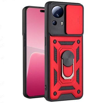 Ударопрочный чехол Camshield Serge Ring для Xiaomi 13 Lite Red 777-04501 фото