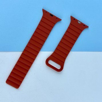 Силіконовий ремінець STR MagStrap Desing No1 для Apple Watch 42/44/45/49mm Red 212-02821 фото