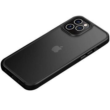 TPU+PC чохол Metal Buttons для Apple iPhone 11 Pro Max (6.5") Чорний 777-08335 фото