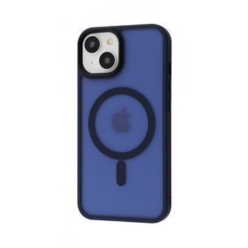 Чохол WAVE Matte Insane Case with Magnetic Ring для iPhone 14 Midnight blue 656-07822 фото