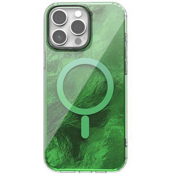 Чехол TPU Shiny Mountain (MagFit) для Apple iPhone 12 Pro Max (6.7") Green 555-02927 фото