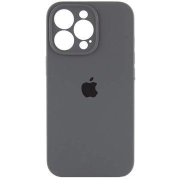 Силіконовий чохол з закритою камерою для iPhone 16 Pro Dark Grey 666-01236 фото