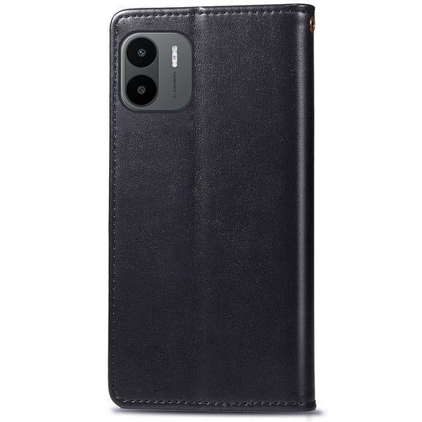 Кожаный чехол-книжка GETMAN Gallant (PU) для Xiaomi Redmi A1 / A2 Black 777-06459 фото