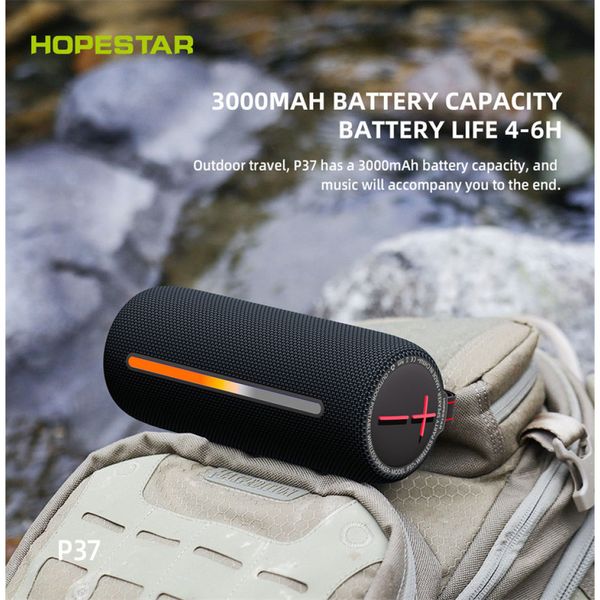 Портативна колонка Hopestar P37 20W Чорна 202-00303 фото