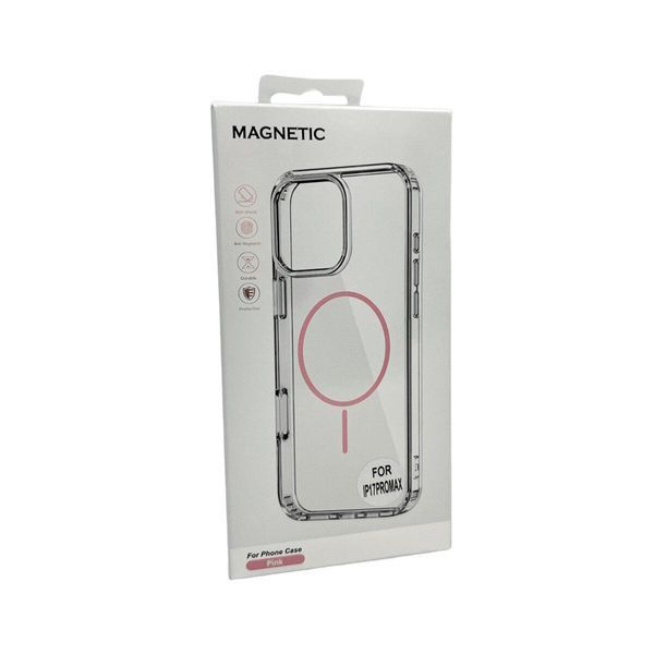 Чохол Acrylic Thin Magnetic для Apple iPhone 17 Pro Pink 666-03728 фото