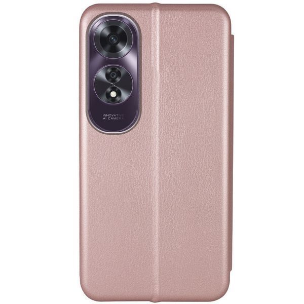 Кожаный чехол-книжка Classy для Oppo A60 4G Rose Gold 777-05343 фото