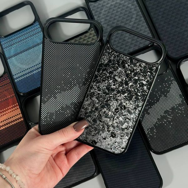 Чохол Gloss Elite Carbonique Magnetic для iPhone 17 Pro Line Grey 208-06310 фото